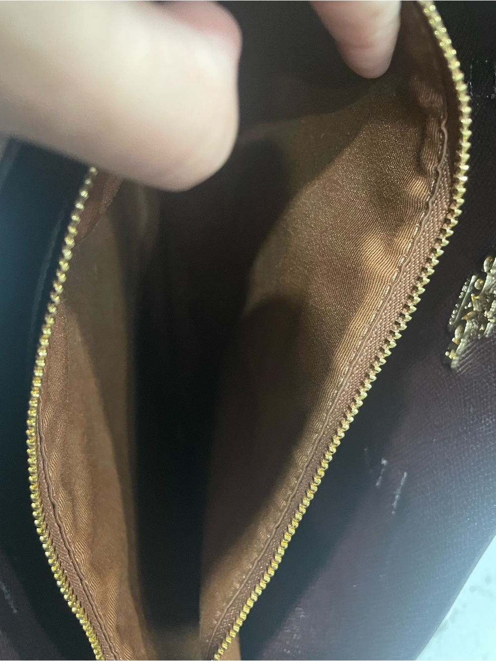 Coach Mollie Tote 25 in Ginger/Brown Leather - Like New - Picture 8 of 13